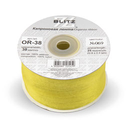Лента капроновая 38 мм ( 1 1/2 ) BLITZ OR-38 22.8 м  0.5 м СК/Распродажа