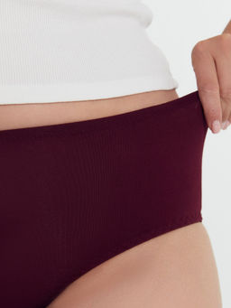 Цена за 2 штуки! Трусы женские макси красного цвета - Mark formelle фото 5