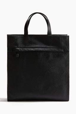 Bolsa shopper de piel