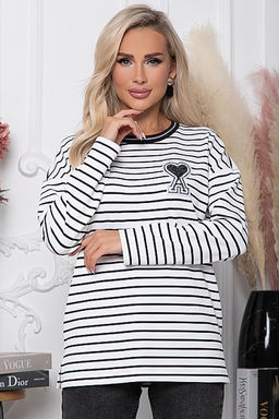 Джемпер - тельняшка 41888 - Avili фото 7