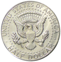 1/2 доллара (50 центов) 1968 года D США