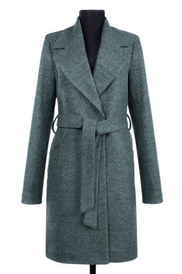 01-08231 ПАЛЬТО ЖЕНСКОЕ ДЕМИСЕЗОННОЕ (ПОЯС) - El podio фото 6