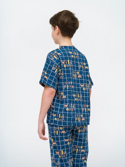 М28/1Д Костюм "Клетка/индиго"