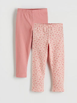 Beli Lastikli K?z ?ocuk Tayt 2li