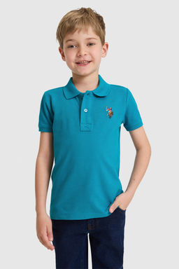Erkek Гocuk Petrol Polo Yaka Basic TiЕГrt