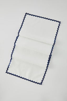 Trendyolmilla Home Lacivert Su Tas? Aksesuarl? Runner 40x140cm TPHSS25RUN00006  фото 2