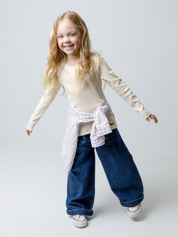 КР 302673/айвори джемпер (лонгслив) для дев