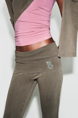 BRATZ® FLARE TROUSERS - Zara фото 3