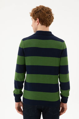 Мужской зеленый свитер - U.s. polo assn фото 19