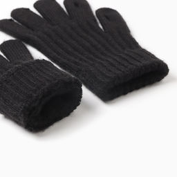 Перчатки женские MINAKU, чёрные, 21 см
