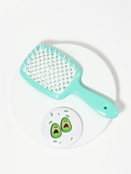 Расческа массажная, с зеркалом