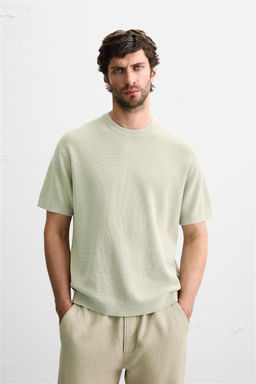 PURL KNIT T-SHIRT - Zara фото 2