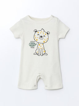 Bisiklet Yaka Bask?l? Erkek Bebek Tutum