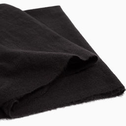 Палантин женский MINAKU однотонный цв. черный, размер 68*180 см