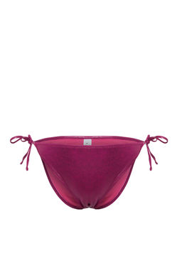 TRENDYOLMILLA Mor Baglamal? Parlak Lak Bask?l? Brazilian Bikini Alt? TBESS24BA00122  фото 6