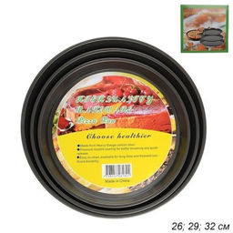 Форма для выпечки пиццы 3 штуки вес 0,151/0,213/0,238 грамм / TR-156 /уп 24/ - Галеонтрейд фото 2