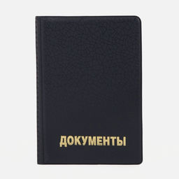 Цена за 10 шт. Обложка для автодокументов, цвет чёрный