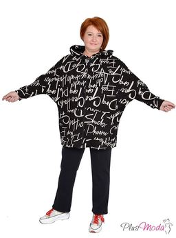 Толстовка Модель №995 размеры 44-84 - Plusmoda фото 7