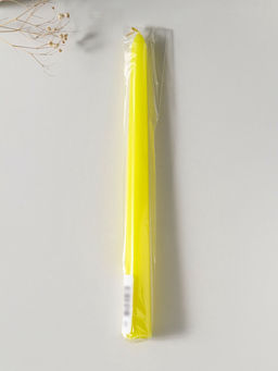 Цена за 2 шт. Свеча античная 25 см, 58 гр, 7 ч, цв. жёлтый