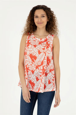 U. S. Polo Assn / Женская футболка с цветком граната