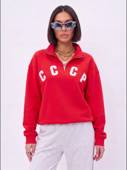 свитшот толстовка джемпер СССР футер 3хнитка петля, пенье, - Knitka wear фото 23