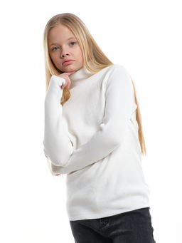 Джемпер (водолазка) лапша 33-12246 темно серый - Mini maxi фото 11