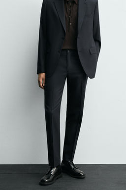 HOUNDSTOOTH SUIT TROUSERS - Zara фото 2