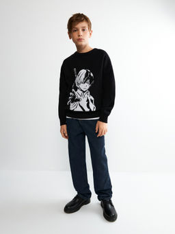 ACOOLA / Джемпер детский для мальчиков Cheto черный  фото 2