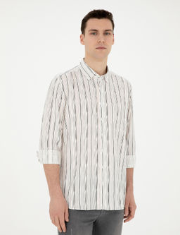 Рубашка Pierre Cardin Slim Fit черная