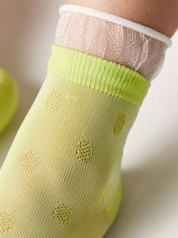 Цена за 2 пары Conte-Kids Носки TIP-TOP из вискозы с рисунками салатовый