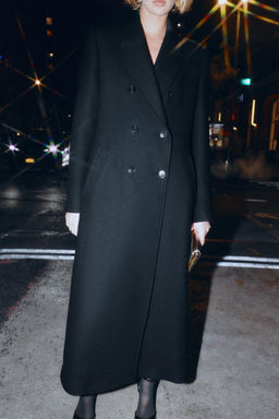 LONG DOUBLE-BREASTED COAT - Zara фото 3