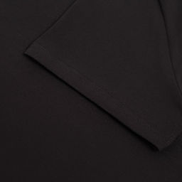 Футболка однотонная женская MINAKU: Basic line, чёрная, размер 42