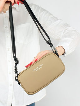 Сумка женская натуральная кожа GU 2066-8200. 1отд,  плечевой ремень,  бежевый 255266 - Adelia фото 11