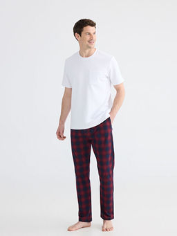 Standart Kal?p Ekose Erkek Pijama Alt