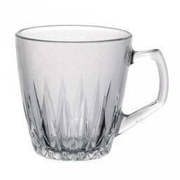 "Сапфир" Кружка стеклянная 295мл, цветная коробка, Pasabahce (Россия)