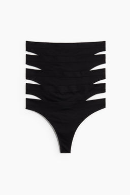 Pack 5 bragas thong Seamless - H&m фото 3
