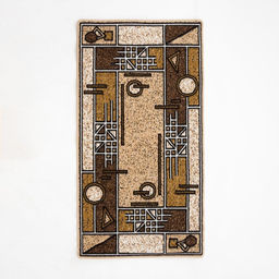 Ковер Мокко, прямоугольный, 100х200 см, полипропилен 100%, джут