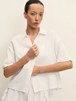 Домашняя рубашка с коротким рукавом / Zarina