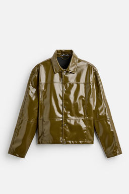 VINYL FINISH JACKET - Zara фото 7