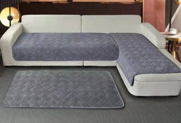 Дивандеки Универсальные Велюр (серый) ILHOM DIVD