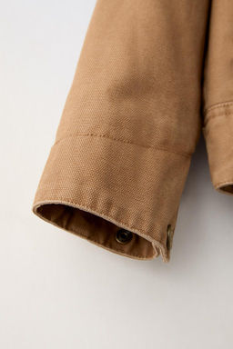 FADED JACKET WITH CORDUROY COLLAR - Zara фото 4