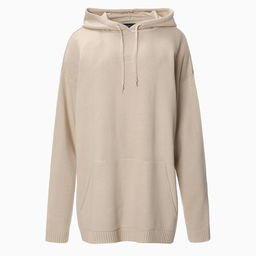 Джемпер женский с капюшоном MIST, бежевый, onesize (44-48)