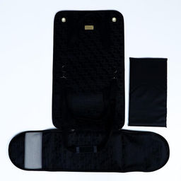 Сумка - переноска для животных Люкс, ПВХ, жаккард, 40 х 25 х 26, чёрная - Пижон фото 9