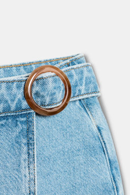 FALDA PANTAL?N Z1975 CRUZADA DENIM HEBILLA / Azul claro - Zara фото 8