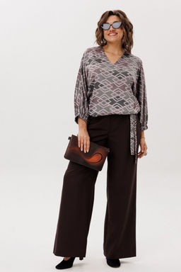 Блуза ANELLI 1662 ромбовидные холмы