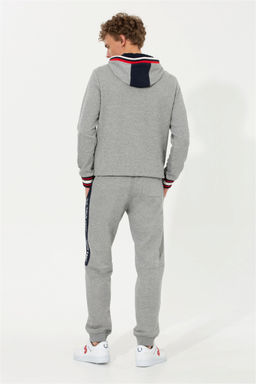U. S. Polo Assn / Мужские серые меланжевые спортивные штаны - U.s. polo assn фото 12
