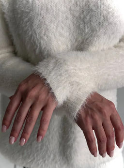 K13305 Джемпер (вязаный трикотаж) БЕЛЫЙ