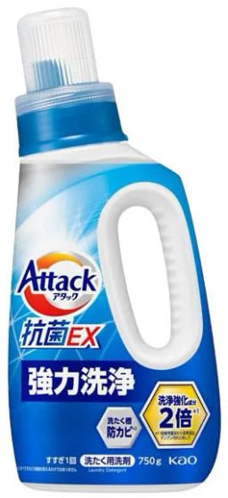 Attack Multi-Action Концентрированный универсальный гель для стирки (бутылка) 0,75 кг