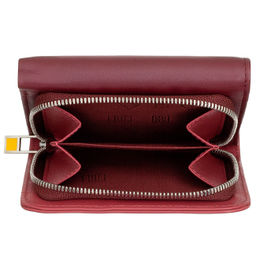Итальянский кожаный кошелек DuDu серии Pemba | бордовый - Dudubags фото 4