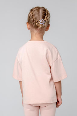 КР 301987/дымчатая роза фуфайка (футболка) для дев